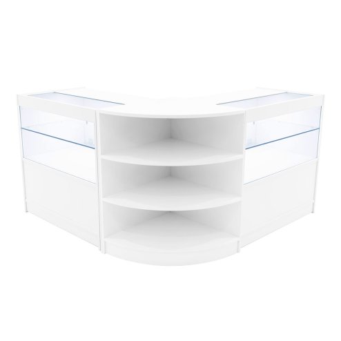 Andromeda LED Shop Counter Set LM60 & 2 x C900 - White