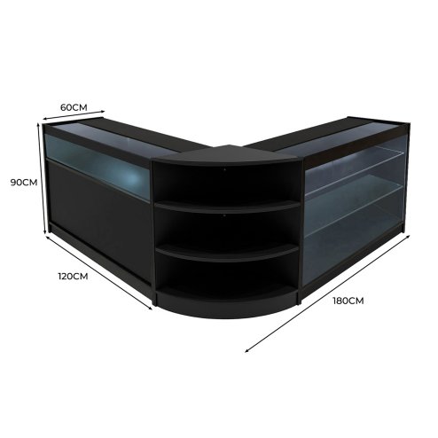 Calliope LED Shop Counter Set K1200, C1200 & LM60 - Black