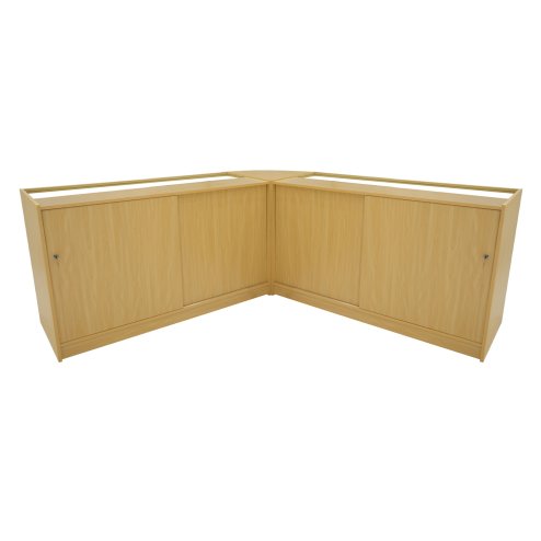 Demeter LED Shop Counter Set K1500, B1500 & LM60 - Maple