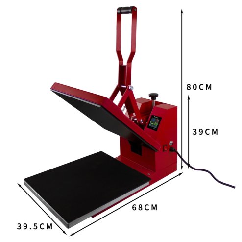 Clam Heat Press 38 x 38cm Sublimation Machine Vinyl Cutter Plotter 1350mm 53