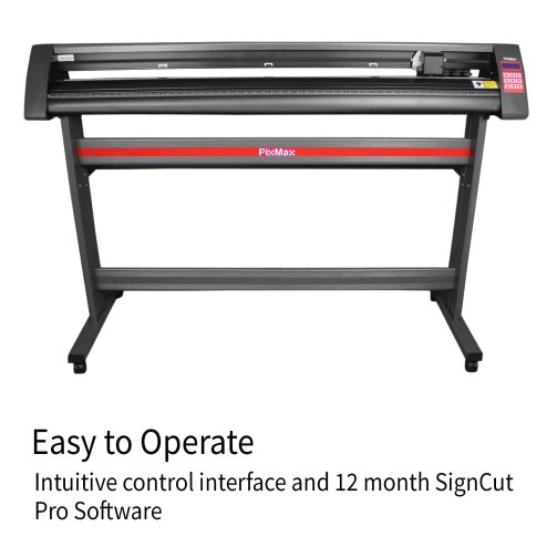 Vinyl Cutter Plotter Extra Large 59 inch Optical Eye Laser Guiding Business Sign Sticker Cutting Making & Flexi Starter Software