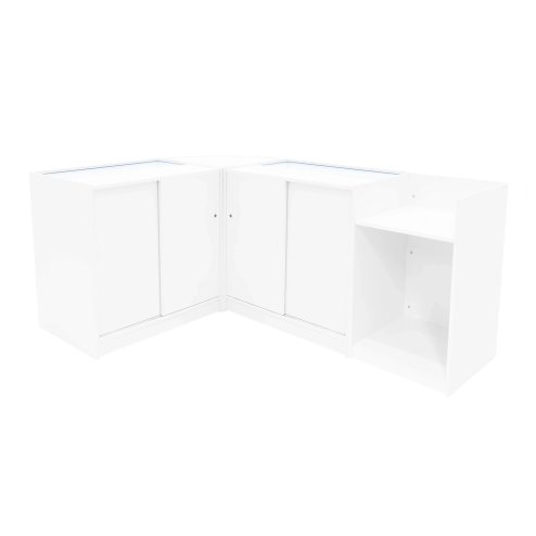 Vega LED Shop Counter Set K900, C900, TB60 & CM60 - White
