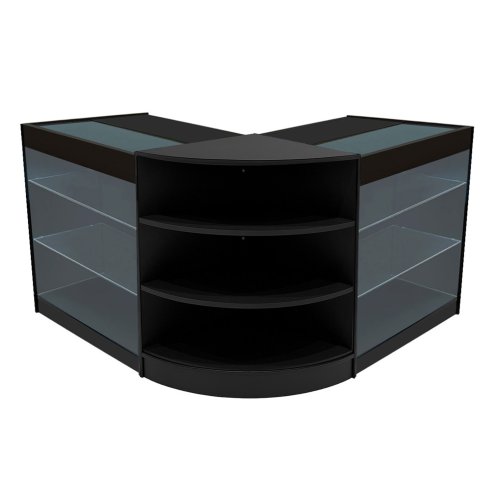 Apollo LED Shop Counter Set LM60 & 2 x K900 - Black