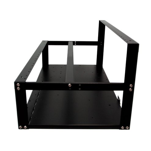 Mining Rig Frame Mining Case  6/8 GPU Crypto Coin Currency  Mining Rig Mining Steel Open Case Mining Rig Open Air Computer Case FREE Power Switch Cable & Mining Cable