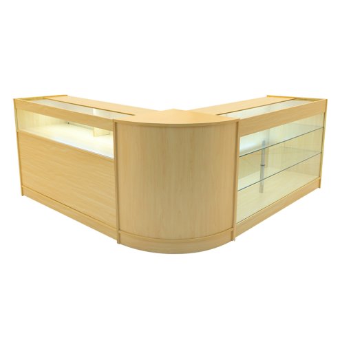 Triton LED Shop Counter Set K1500, B1500 & CM60 - Maple Image