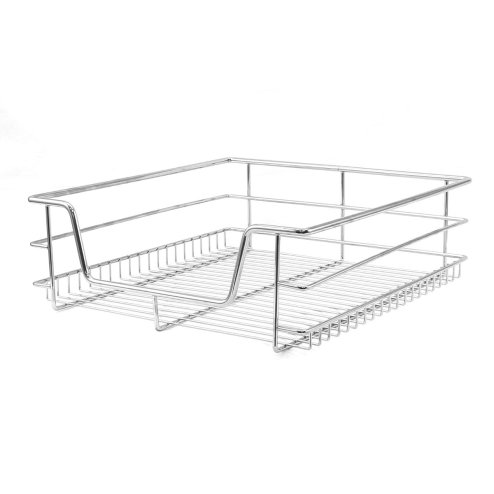 KuKoo 6 x Kitchen Pull Out Soft Close Baskets, 600mm Wide Cabinet, Slide Out Wire Storage Drawers