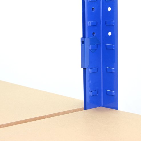 Monster Racking T-Rax Garage Shelving Bay Connector Clips, Pack of 6, Blue