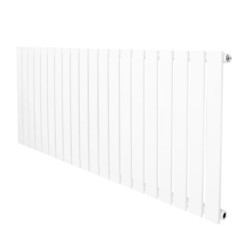 Flat Single Column Radiator - 600 x 1400mm - White