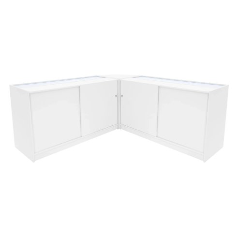 Hera LED Shop Counter Set K1500, C1500 & CM60 - White