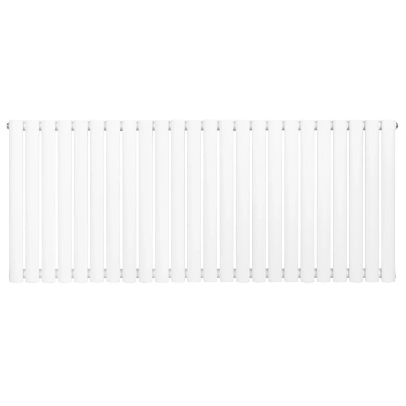 Oval Single Column Radiator - 600 x 1440mm - White