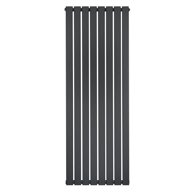 Flat Single Column Radiator - 1600 x 560mm - Anthracite Grey