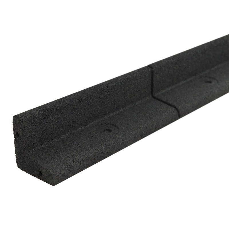 Flexible Lawn Edging 46 x 1.2m With Mallet - Black