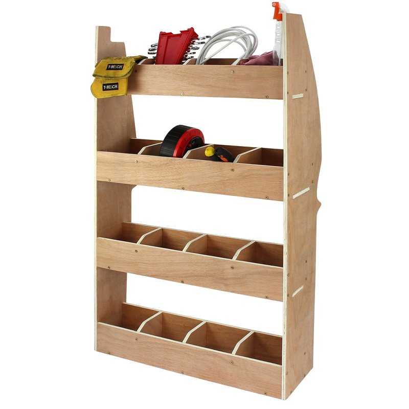Monster Racking Peugeot Partner SWB Van Rack Shelving Storage Unit, 67.5cm x 116cm x 28.5cm, Plywood