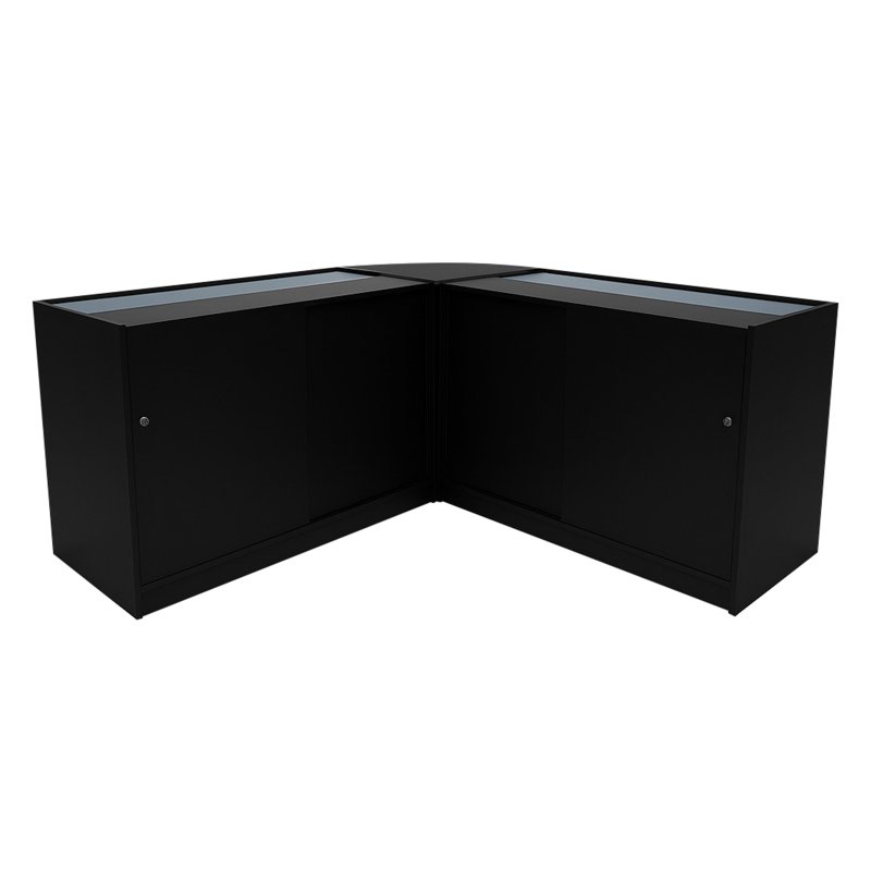 Calliope LED Shop Counter Set K1500, C1500 & LM60 - Black