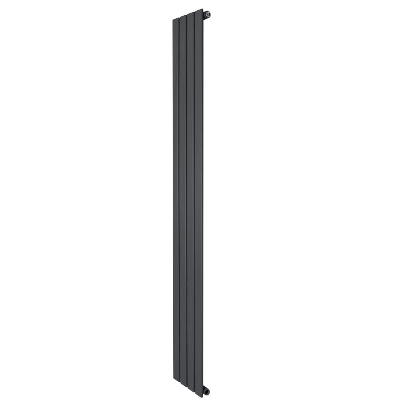 Flat Single Column Radiator - 1800 x 280mm - Anthracite Grey