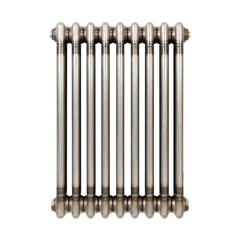 Traditional 3 Column Radiator - 600 x 425mm - Raw Metal