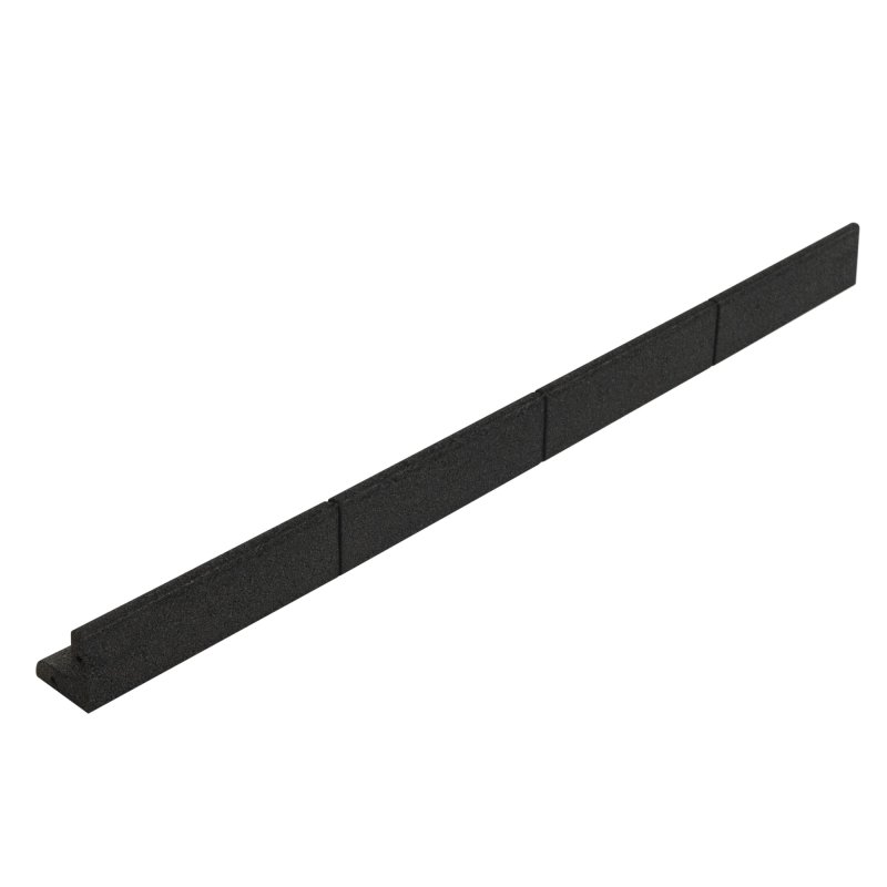 Flexible Lawn Edging 14 x 1.2m With Mallet - Black