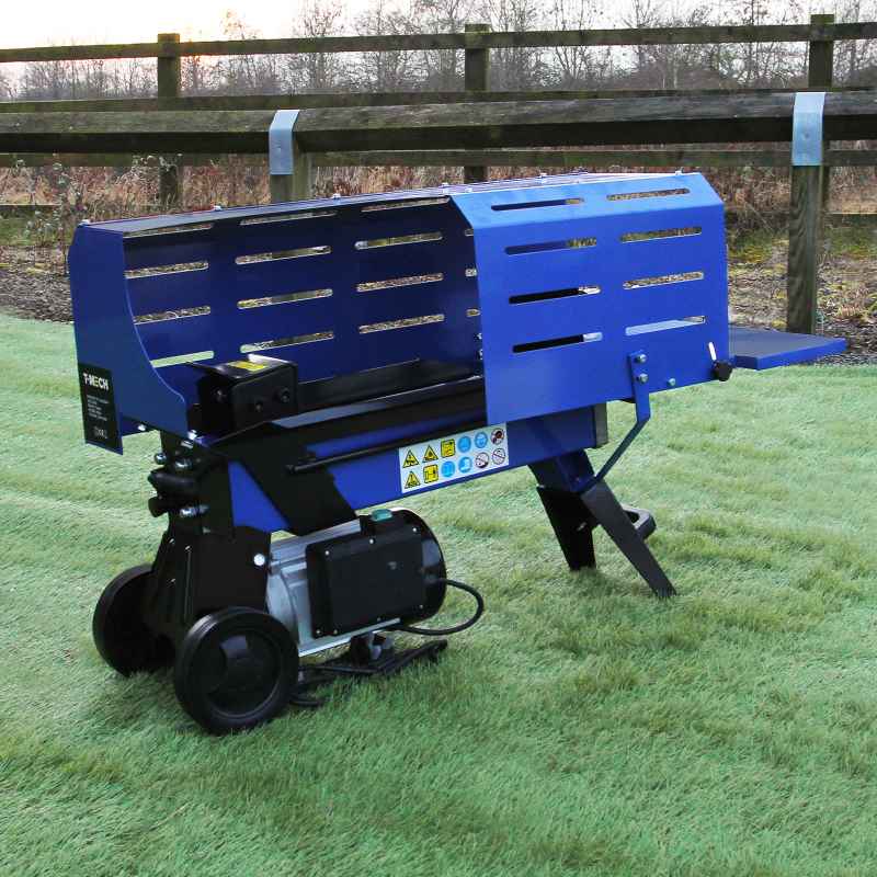 Log Splitter 7T Electric & 15HP Wood Chipper Petrol Timber Cutter Hydraulic 3L 2200W Motor Axe 2 Blades Duoblade Garden Shredding Mulcher 4-Stroke 420cc| 520mm Max Log Length