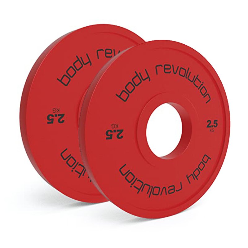 Fractional Bumper Plates (2 x 2.5kg)