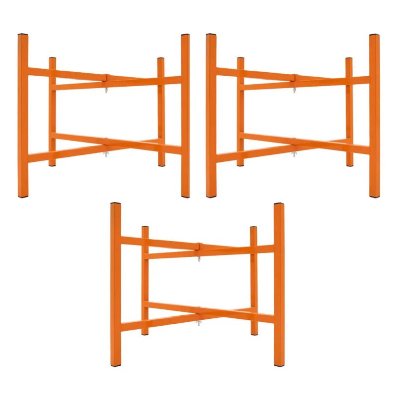 Trestle Stand x 2 & Mortar Board Stands 500mm H x 3