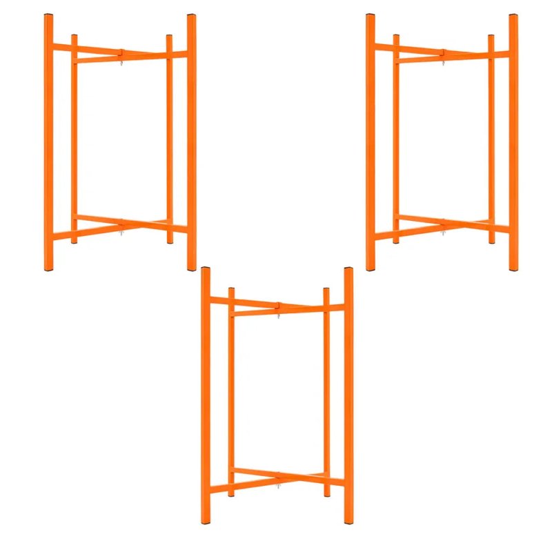 Trestle Stand x 2 & Mortar Board Stands 750mm H x 3