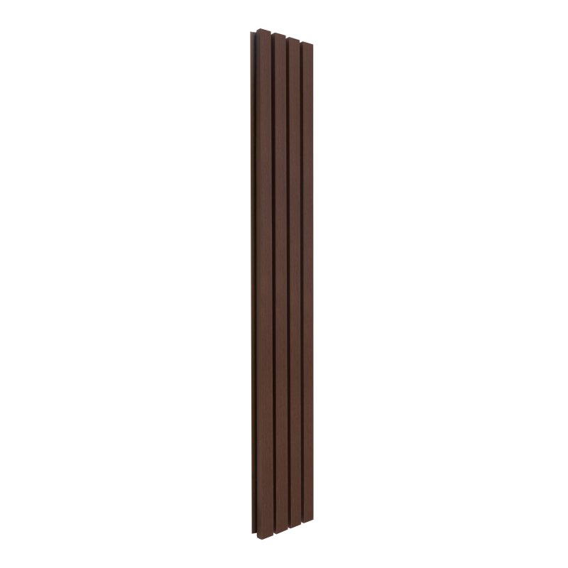 WPC Slatted Wall Cladding x 4 Panels – Brown