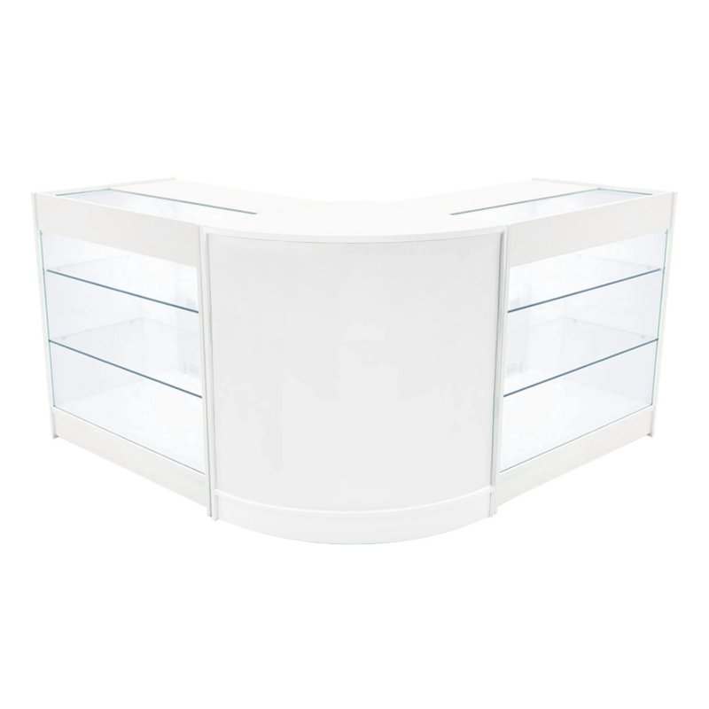 Helios LED Shop Counter Set CM60 & 2 x K900 - White