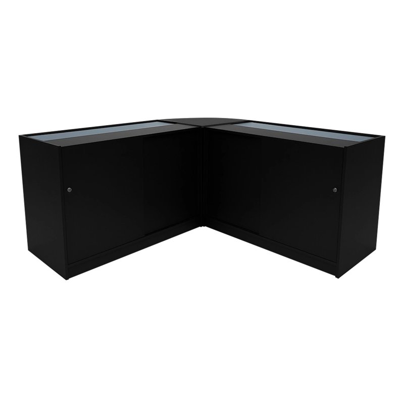 Hera LED Shop Counter Set K1500, C1500 & CM60 - Black
