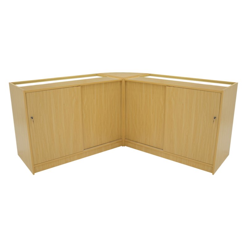 Triton LED Shop Counter Set K1200, B1200 & CM60 - Maple