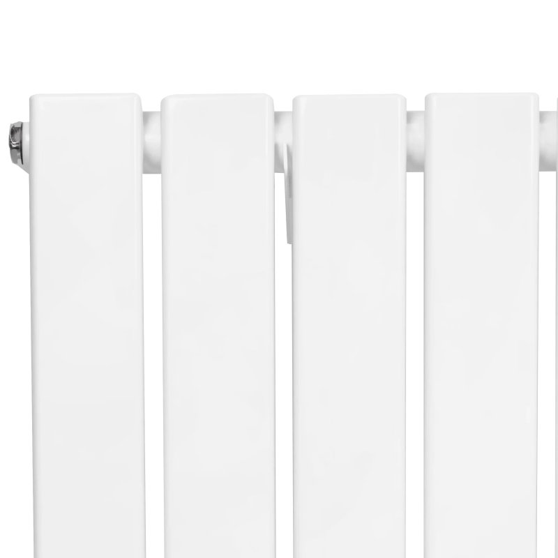 Flat Single Column Radiator - 1600 x 420mm - White