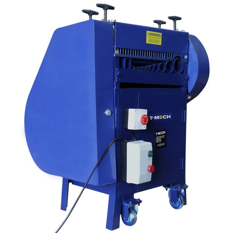 Wire Stripper Electric Automatic 1.5 - 55mm Stripping Cable Powered Portable Scrap Strip Copper Recycling Machine 380W 30M/min