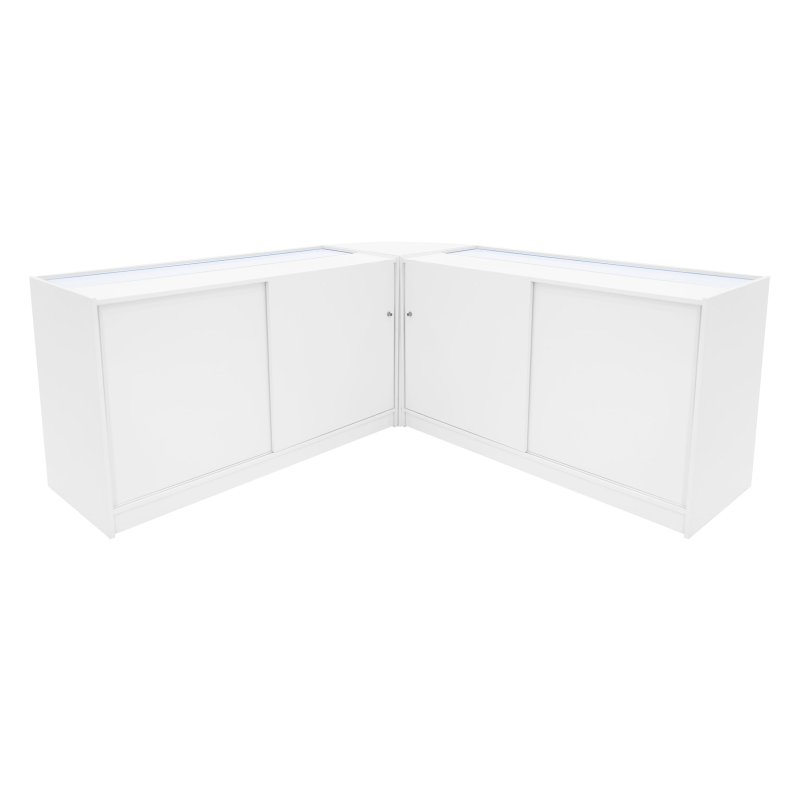 Theseus LED Shop Counter Set LM60 & 2 x B1500 - White