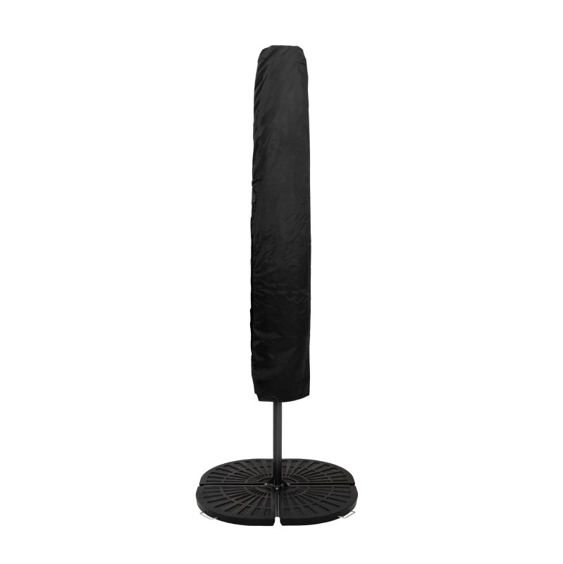 Cantilever Parasol 3m With Full Fan Base - Grey