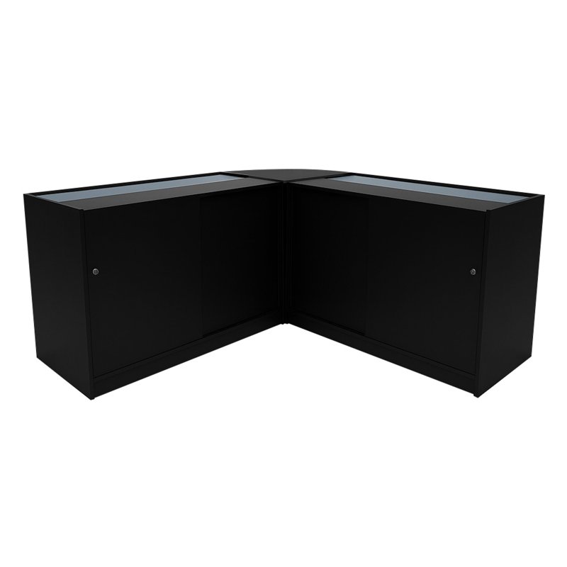 Theseus LED Shop Counter Set LM60 & 2 x B1200 - Black