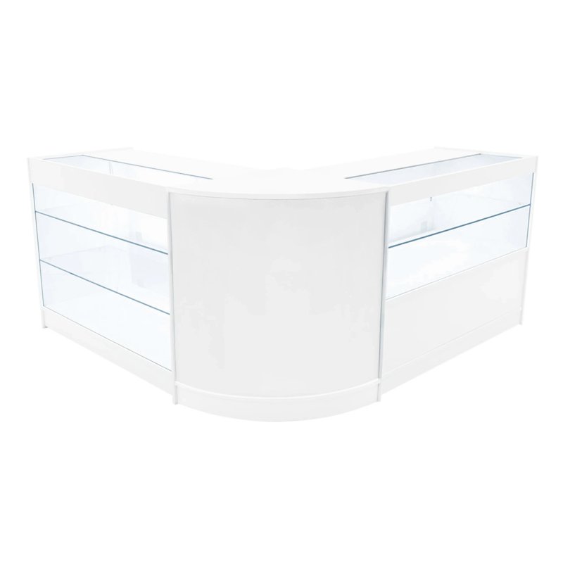 Hera LED Shop Counter Set K1200, C1200 & CM60 - White