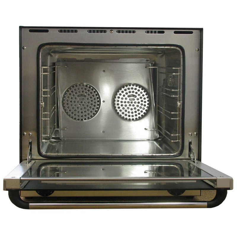 Electric Convection Oven / Twin Fan-Assisted 4 Trays Aluminium / Commercial Baking