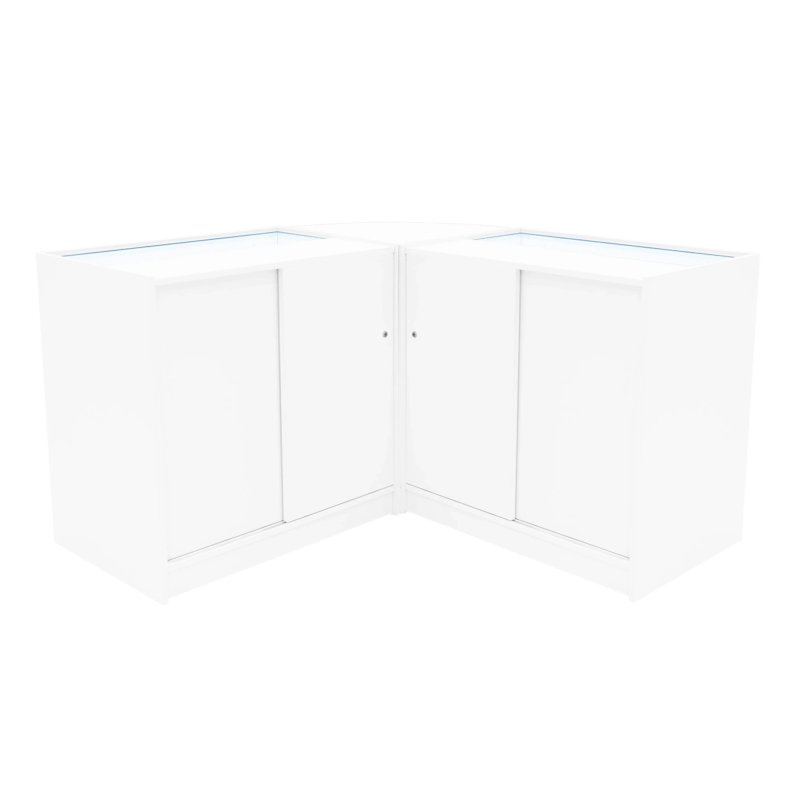 Hera LED Shop Counter Set K900, C900 & CM60 - White