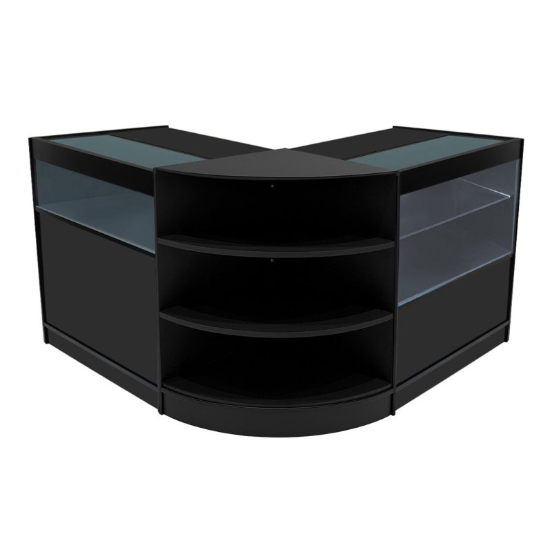 Harmonia LED Shop Counter Set B900, C900 & LM60 - Black