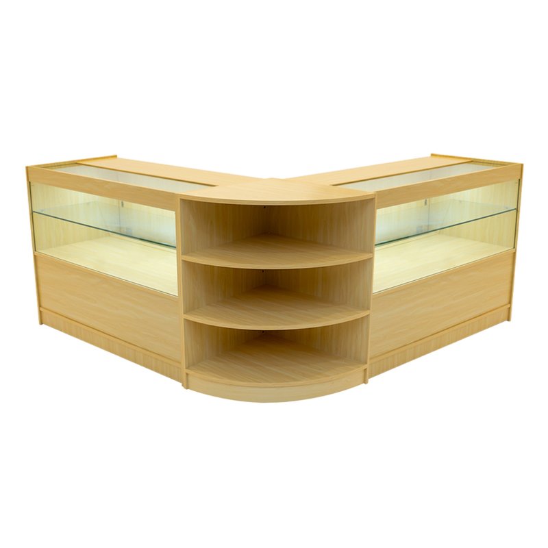 Andromeda LED Shop Counter Set LM60 & 2 x C1200 - Maple