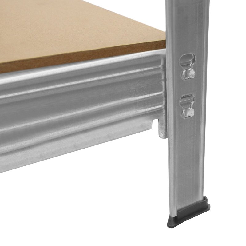 Heavy Duty Garage Shelving Extra Wide Boltless Racking 1200KG Capacity Galvanised Steel Metal 3 Tier Shelves Storage Unit Warehouse Home Shed Industrial 1 Bay | 2000 x 1860 x 600mm