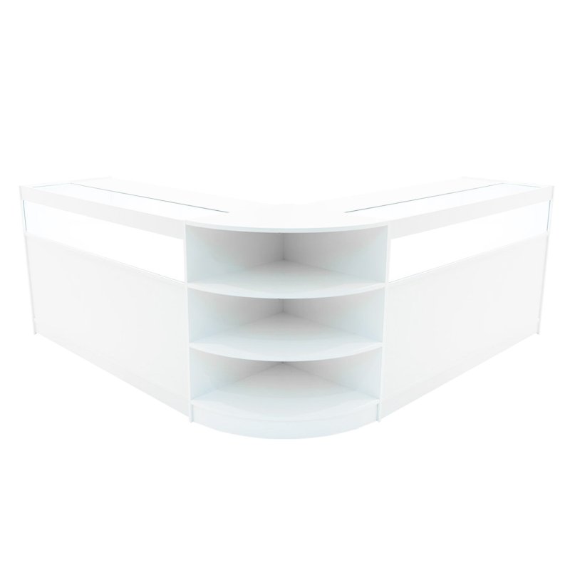 Theseus LED Shop Counter Set LM60 & 2 x B1500 - White