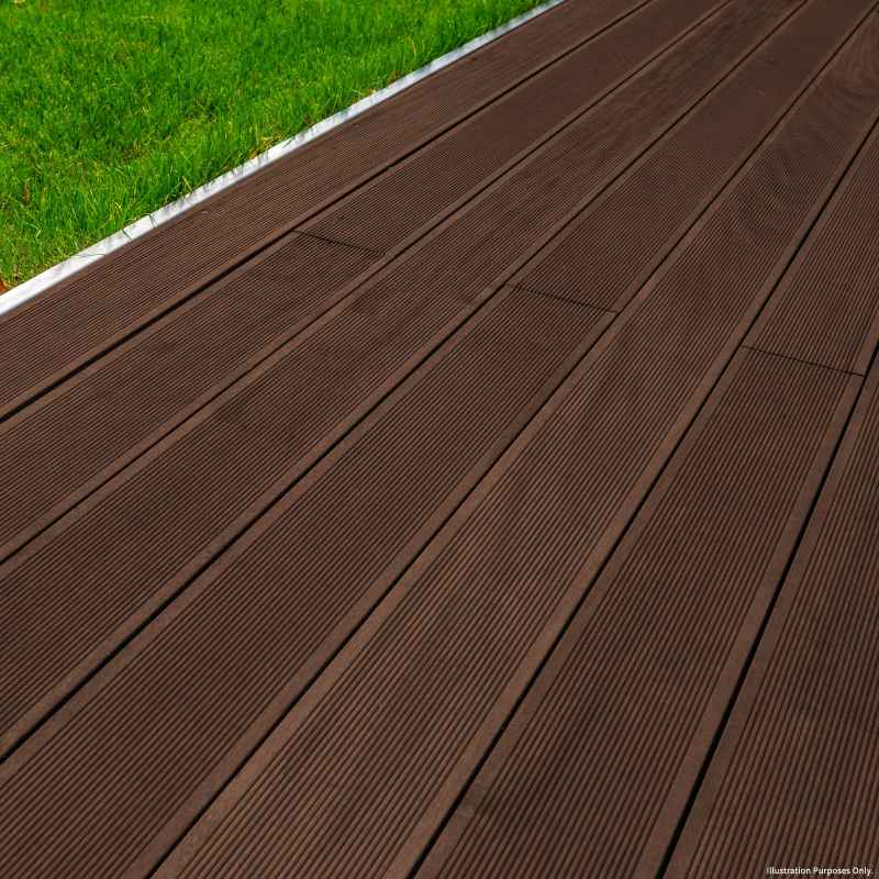 Jardí Composite Decking - 10 SQM - Conker Brown