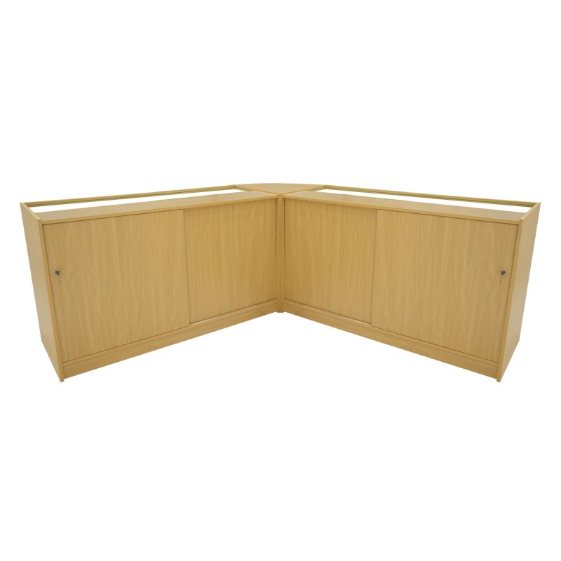 Iris LED Shop Counter Set CM60 & 2 x B1500 - Maple