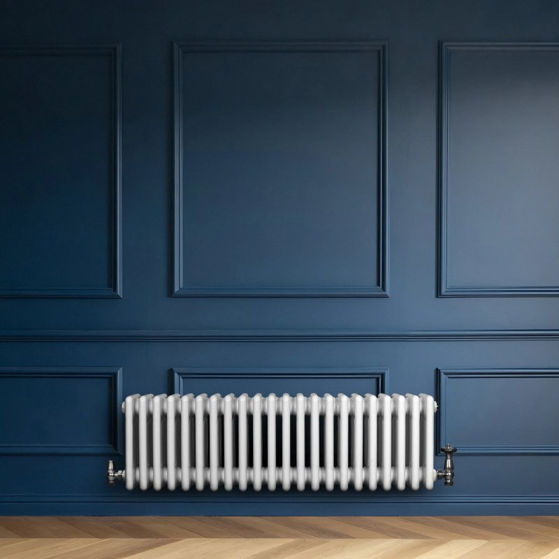 Traditional 4 Column Radiator - 300 x 1010mm - White
