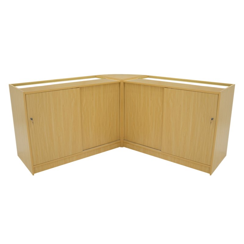 Adonis LED Shop Counter Set B1200, C1200 & CM60 - Maple