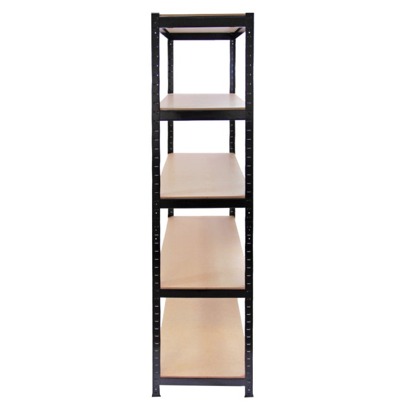 10 x Monster Racking 90cm Black Garage / Utility / Shed Storage Racks Bays / Warehouse Shelving / FREE Rubber Mallet