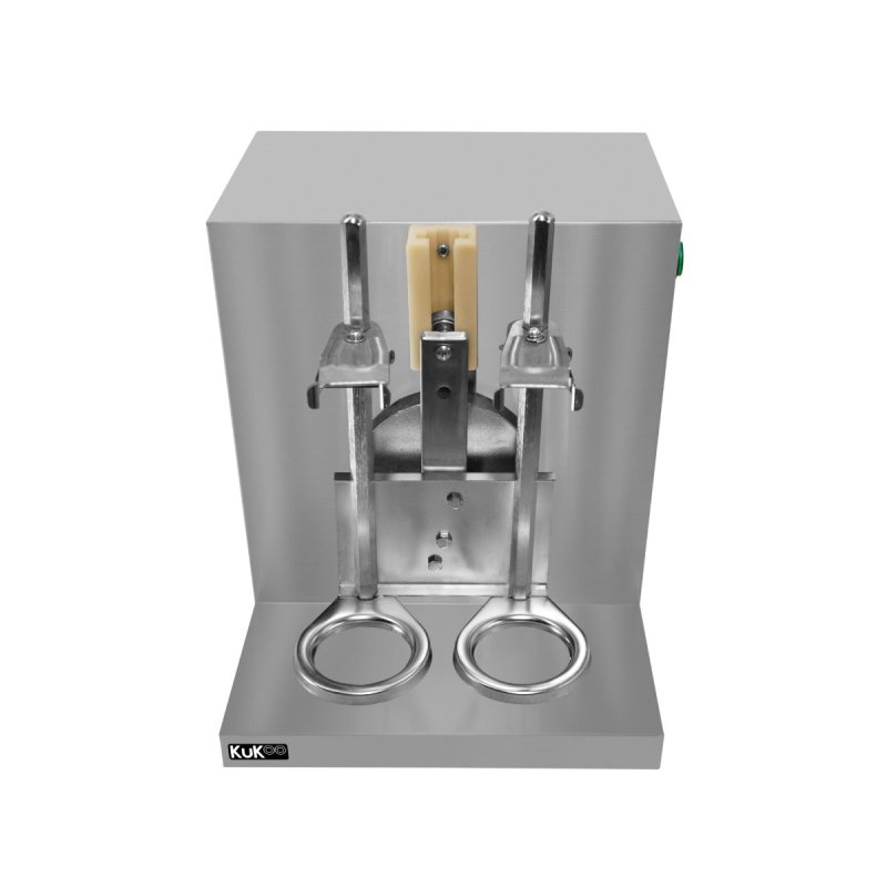 Professional Double-Cup Tea Shaker for Bubble Tea Automatic 120W Shaker with Digital Timer, 2 x 700ml Shaker Bottles, 350ml-1000ml Capacity, 400 r/min Rotation Speed, Stainless Steel Design