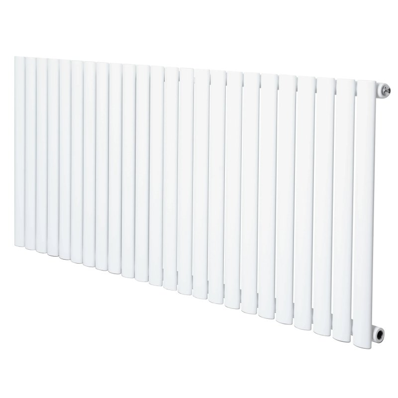 Oval Single Column Radiator - 600 x 1440mm - White