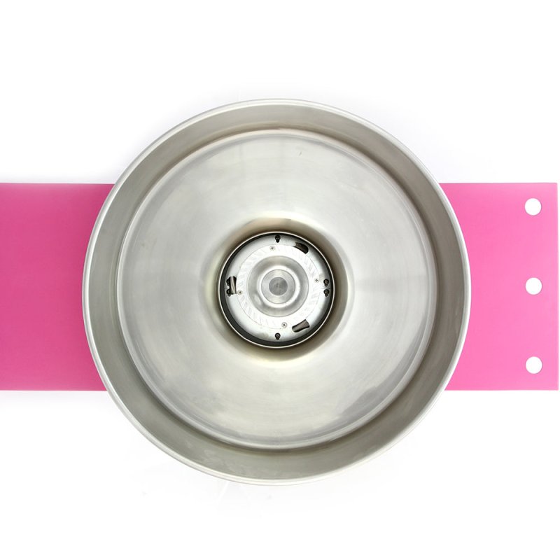 KuKoo Commercial Cotton Candy Floss Machine & Cart / 500 candy floss sticks / Retro Pink / 900w