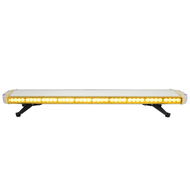 LED Amber Light Bar With Control Panel Flashing Beacon Strobe Emergency Warning Recovery Hazard Lights 120cm 1200mm Vehicle Car Van Truck 16 Light Modes 88 Bright LED?s IP67 Waterproof
